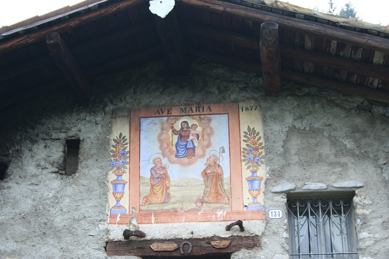 Affresco Baita bassa di Remescler